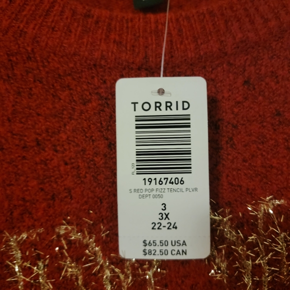NEW Torrid 'Pop Fizz Drink' Fuzzy Special Event Sweater - Picture 7 of 12